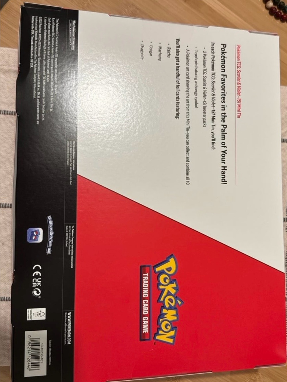 POKEMON S&V 151 4-PACK MINI TIN (SAM’S CLUB). - Picture 2 of 4
